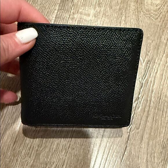 Coach Black Leather Wallet🎉Last Deal
